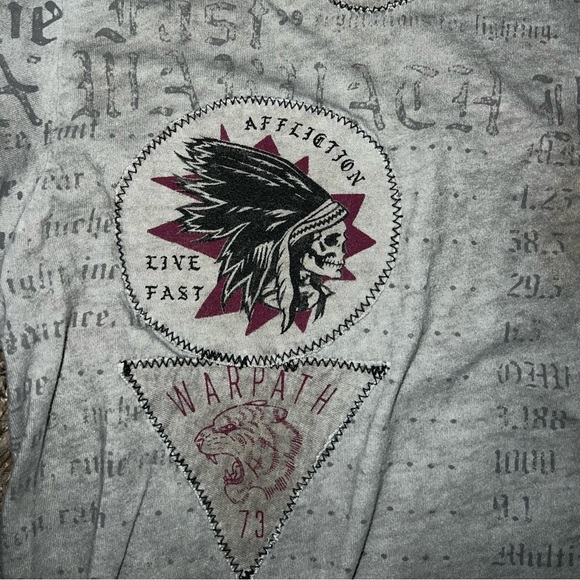 Authentic Like NEW Affliction T-Shirt - Men’s Medium - Picture 4 of 5